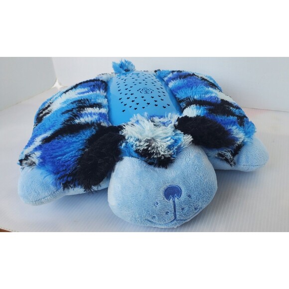 Mini Blue Camo Puppy Dog Night Light Pillow Pets By Dream Lite - Picture 2 of 12